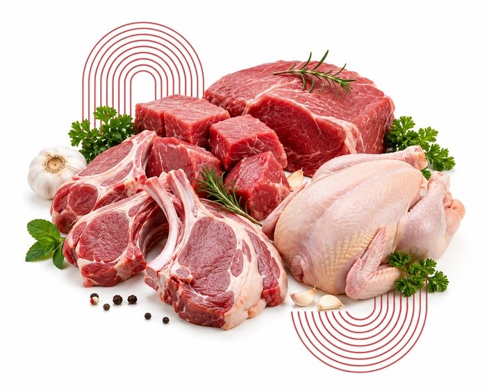 Fresh & Frozen Meats, Poultry