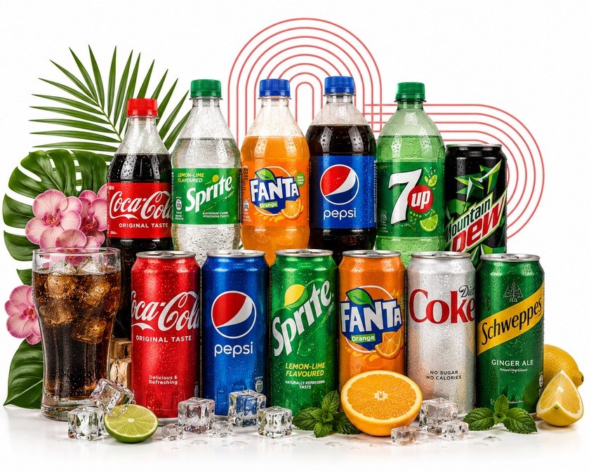 Soft Drinks — Coke, Pepsi, Sprite