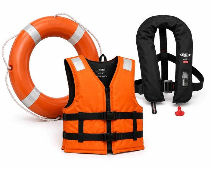 Life Safety Equipment — Life Jackets & Life Rafts